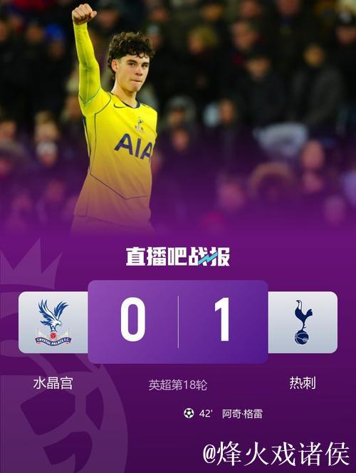 英超-格雷头球制胜 热刺1-0水晶宫止2连败 英超-格雷头球制胜 热刺1-0水晶宫止2连败